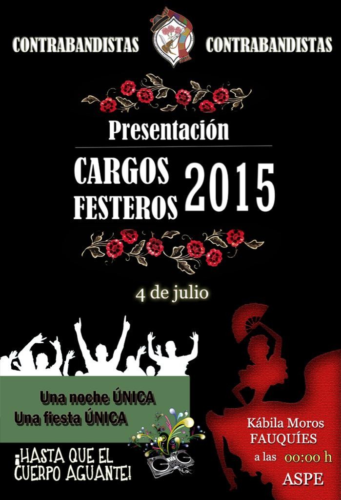 Presentación cargos festeros Cristianos Contrabandistas de la Sierra Negra